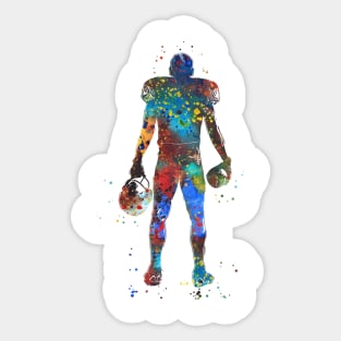 American football player Sticker